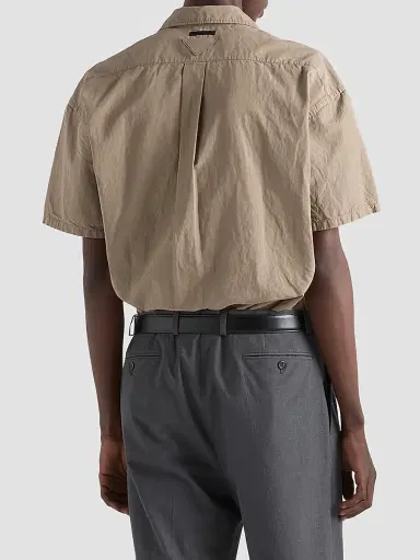 Prada Men's Cotton Blend Shirt | Thumbnail 4