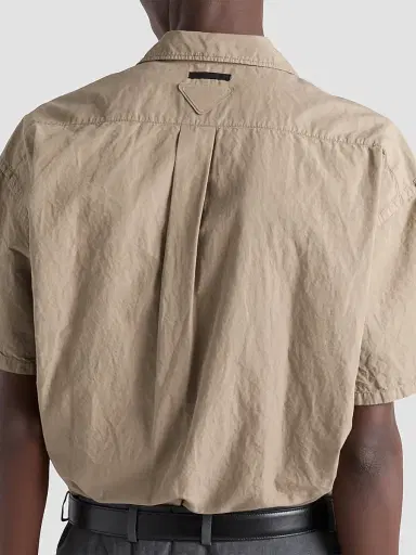 Prada Men's Cotton Blend Shirt | Thumbnail 5
