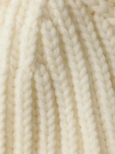 Prada Women's Wool Beanie - Cream Beige | Thumbnail 2