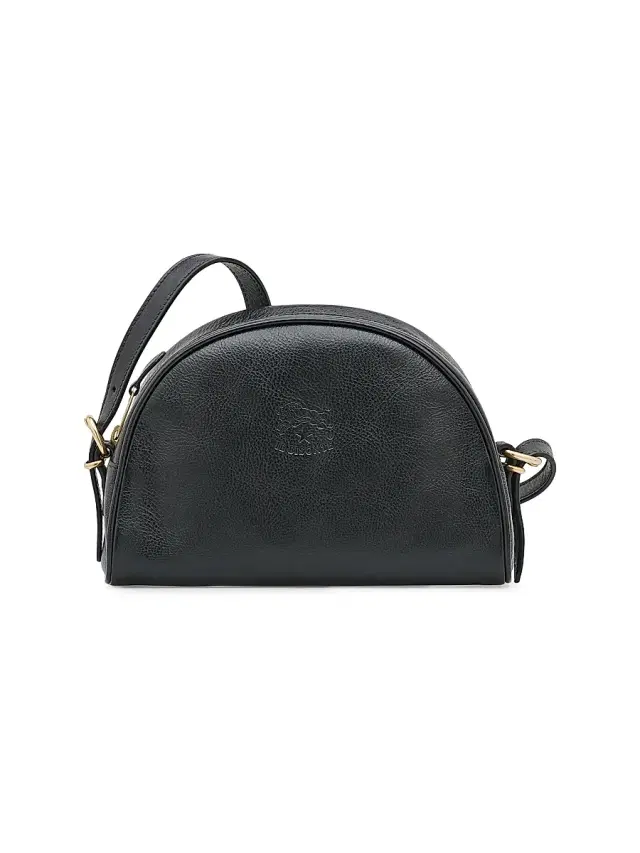 Il Bisonte Women's Classic Leather Crossbody Bag - Nero