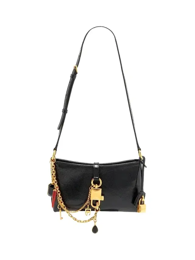 Dolce & Gabbana Women's Vittoria Leather Shoulder Bag - Nero Ottone Vintage