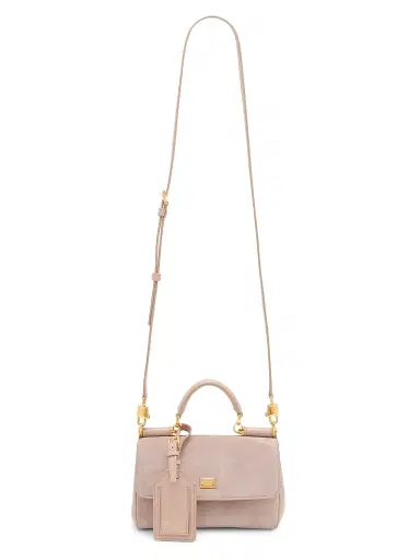 Dolce & Gabbana Women's My Sicily Suede Top Handle Bag | Thumbnail 7 Dolce & Gabbana Women's My Sicily Suede Top Handle Bag | Thumbnail 7