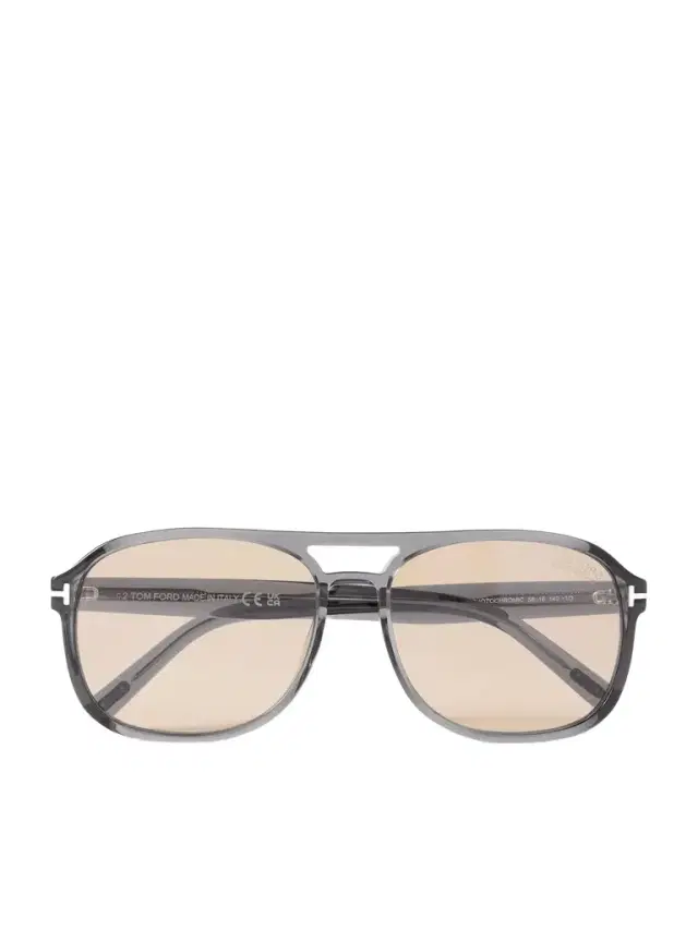 Tom Ford Rosco Aviator-Style Acetate Sunglasses - Men