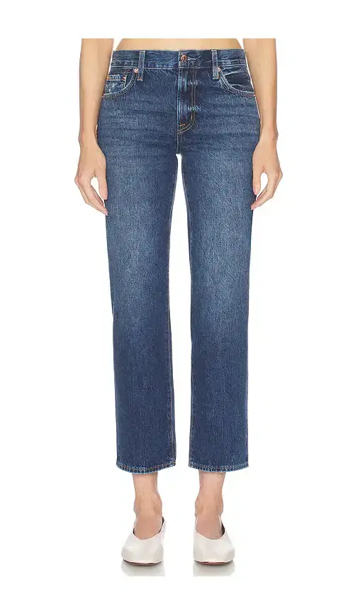 Pistola Issa Mid Rise Ankle Straight Leg Jeans
