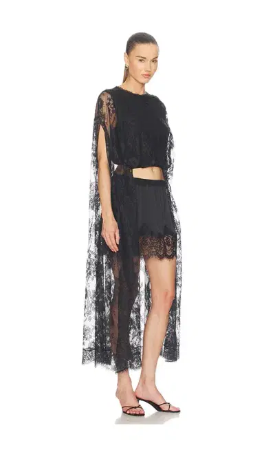 Zimmermann Valiant Lace Caped Top | Thumbnail 2