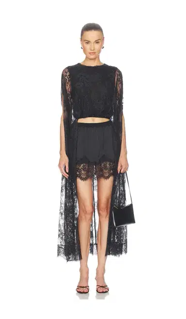 Zimmermann Valiant Lace Caped Top | Thumbnail 1