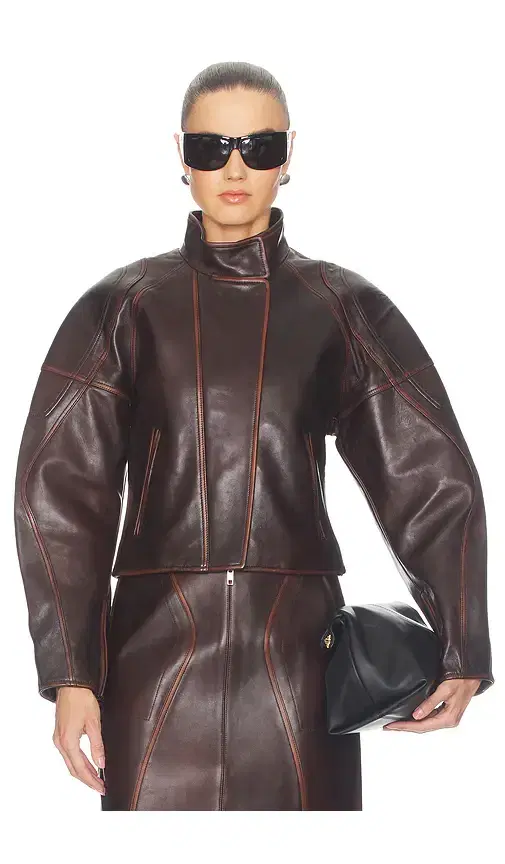 Helmut Lang Leather Saddle Jacket
