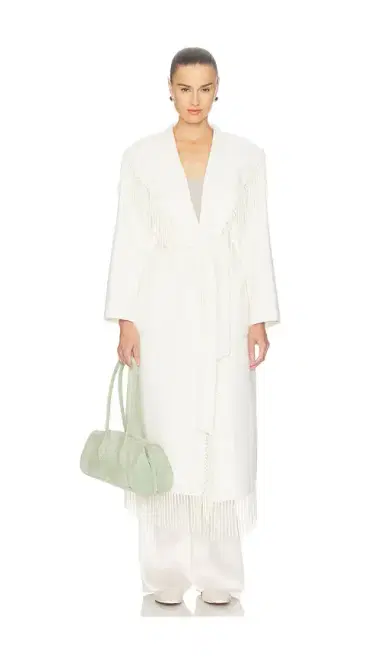 Simkhai Carrie Fringe Robe Coat | Thumbnail 2