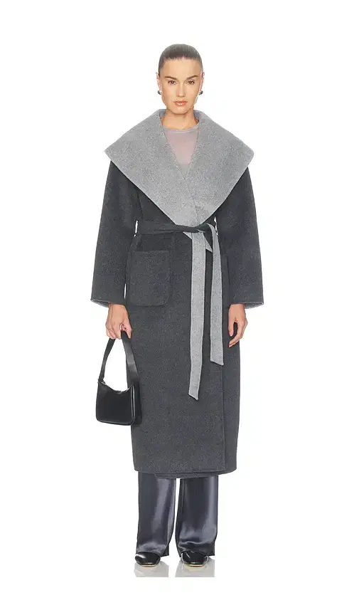 SIMKHAI Allura Reversible Belted Coat