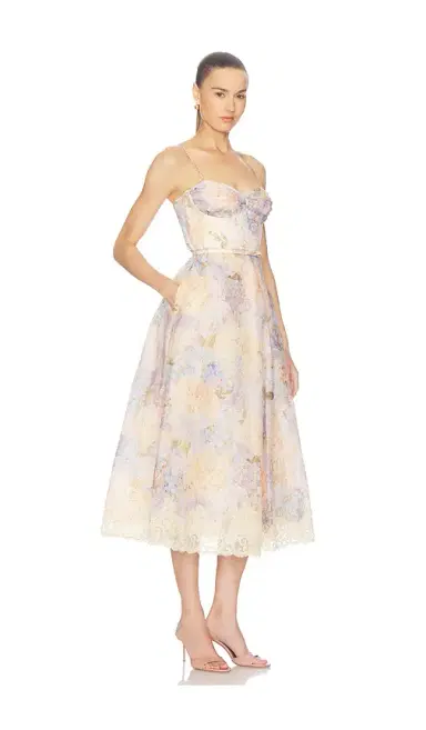Zimmermann Valiant Tucked Midi Dress | Thumbnail 2