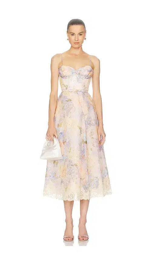 Zimmermann Valiant Tucked Midi Dress