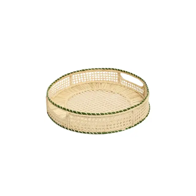 La Double J Raffia Tray