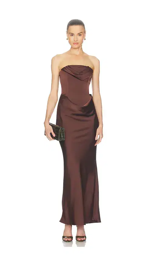 ROTATE Corsage Long Dress