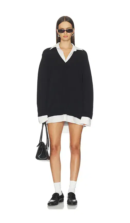 Show Me Your Mumu Lyle Collared Sweater Dress