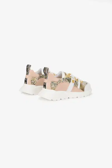 Roberto Cavalli White And Jaguar Sneakers With Logo | Thumbnail 3
