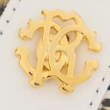 Roberto Cavalli White And Jaguar Sneakers With Logo | Thumbnail 4