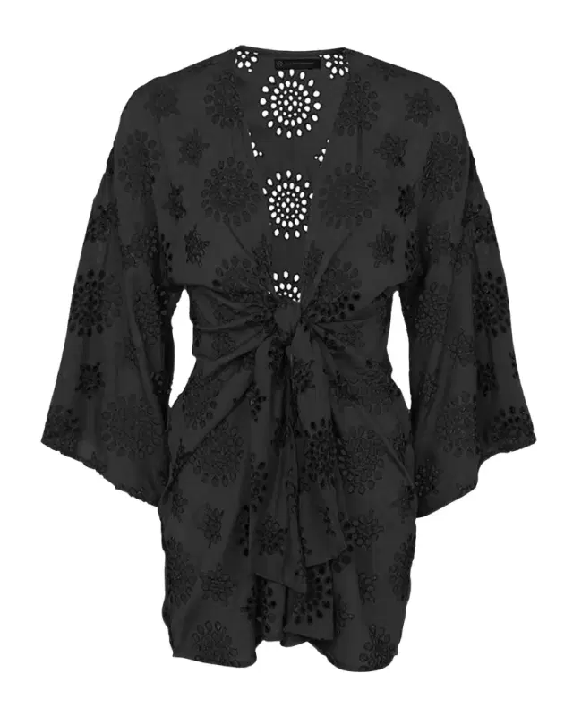 Vix Perola Knot Short Caftan Coverup