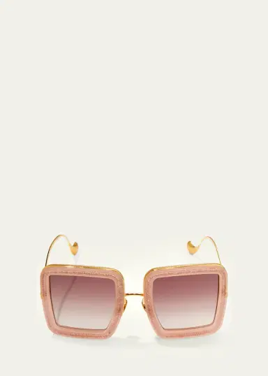 Anna-Karin Karlsson Beaming Sky Swarovski Square Acetate Sunglasses | Thumbnail 11