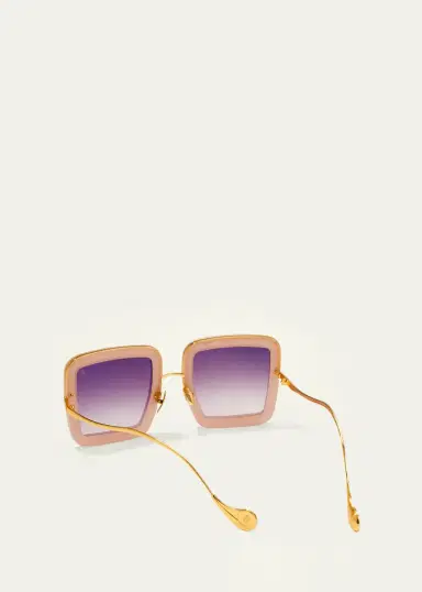 Anna-Karin Karlsson Beaming Sky Swarovski Square Acetate Sunglasses | Thumbnail 10
