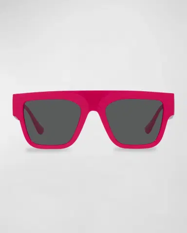 Versace Flat-Top Rectangle Nylon Sunglasses | Thumbnail 3 Versace Flat-Top Rectangle Nylon Sunglasses | Thumbnail 3