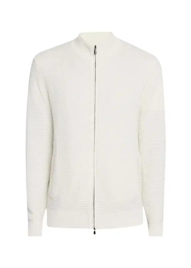 Cesare Attolini Men's Waffle Knit Full-Zip Sweater