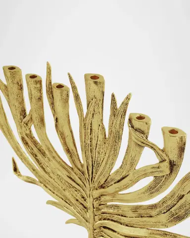 Michael Aram Palm Medium Menorah | Thumbnail 4 Michael Aram Palm Medium Menorah | Thumbnail 4
