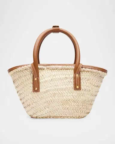 Jacquemus Logo Palm Straw Tote Bag | Thumbnail 2
