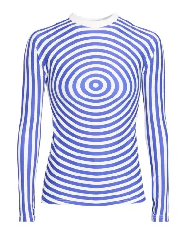 Jean Paul Gaultier The Blue Target Jersey Long-Sleeve Top | Thumbnail 1