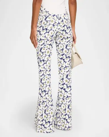 Jean Paul Gaultier Arched Waist Floral Flare Jeans | Thumbnail 3 Jean Paul Gaultier Arched Waist Floral Flare Jeans | Thumbnail 3