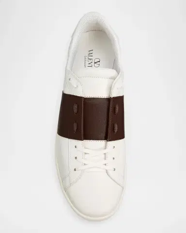 Valentino Garavani Men's Open Royco Sneakers in Nappa Calfskin | Thumbnail 6 Valentino Garavani Men's Open Royco Sneakers in Nappa Calfskin | Thumbnail 6