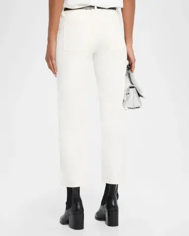 Nili Lotan Lorimer Low-Rise Straight-Leg Crop Jeans | Thumbnail 3
