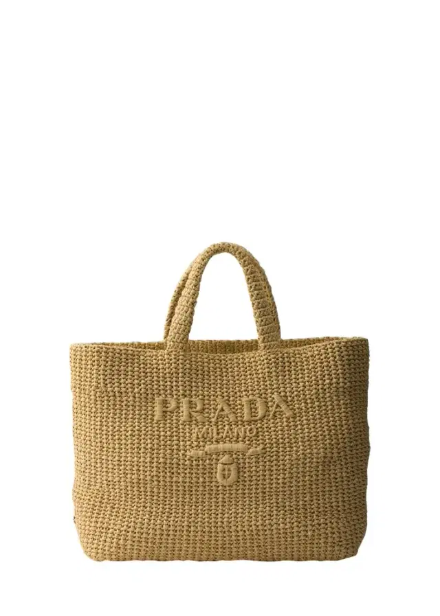 Crochet Raffia Tote Bag