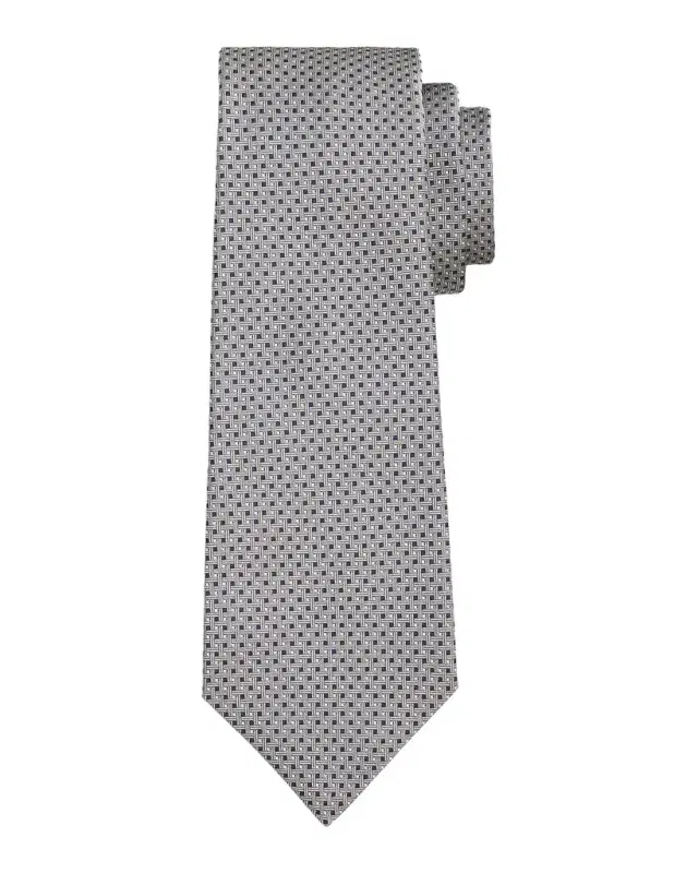 Kiton Men's Silk Basketweave 7-Fold Tie