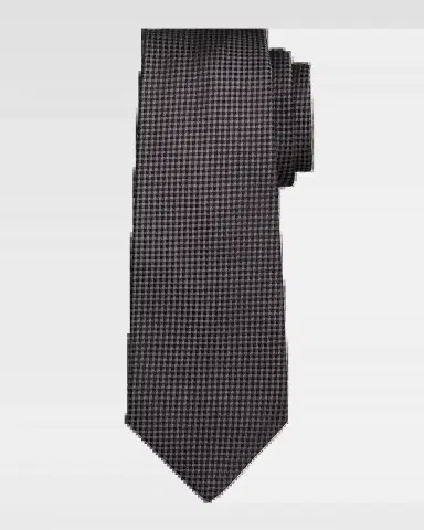 Kiton Men's Silk Micro-Jacquard 7-Fold Tie | Thumbnail 2