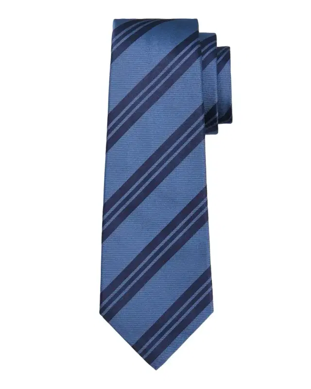 Men's Silk Multi-Stripe 7-Fold Tie