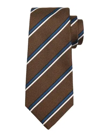 Kiton Men's Silk Pinstripe Jacquard 7-Fold Tie | Thumbnail 1 Kiton Men's Silk Pinstripe Jacquard 7-Fold Tie | Thumbnail 1