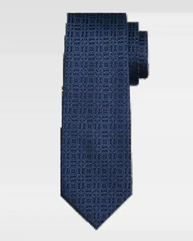 Kiton Men's Silk Jacquard 7-Fold Tie | Thumbnail 2