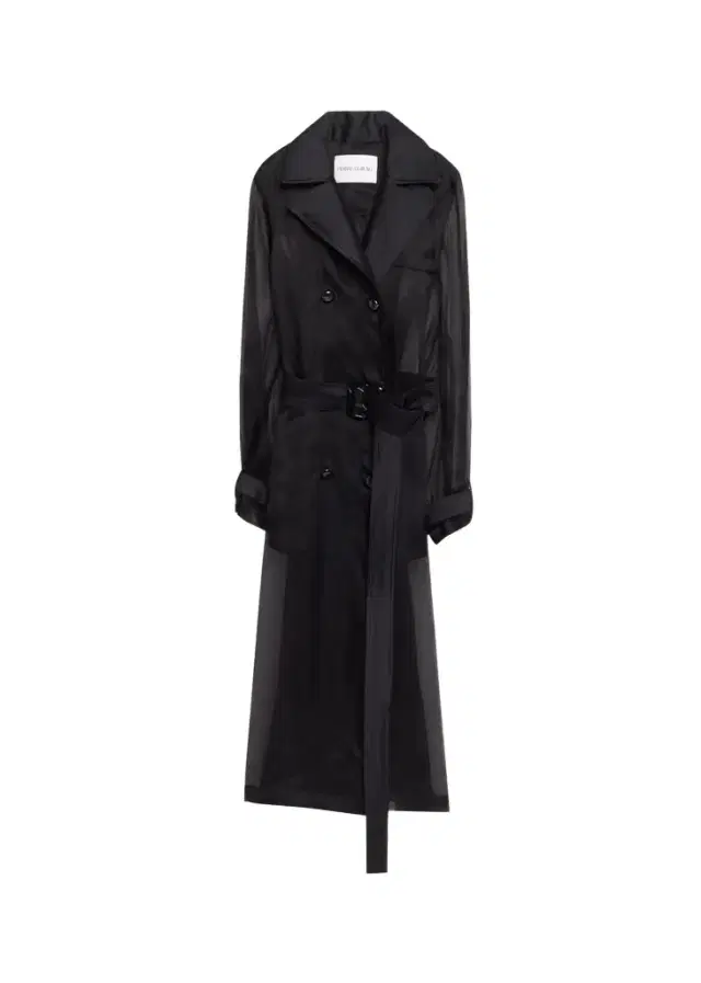 PRABAL GURUNG Silk Organza Belted Trench Cost