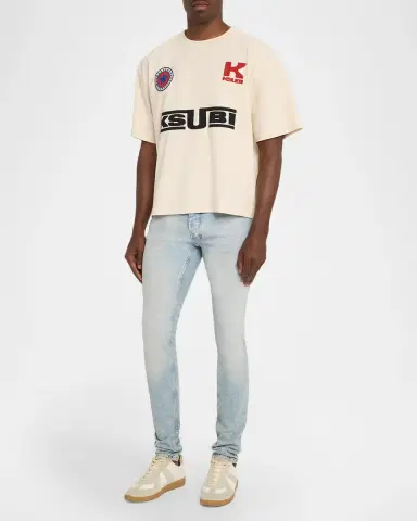 Ksubi Men's Zoom Ekcess Embroidered Cotton T-Shirt | Thumbnail 2