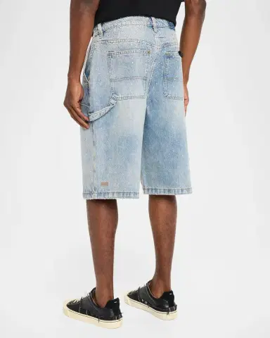 Ksubi Men's Maxx Operator Embellished Denim Shorts | Thumbnail 3