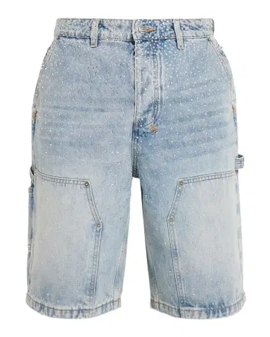 Ksubi Men's Maxx Operator Embellished Denim Shorts | Thumbnail 1