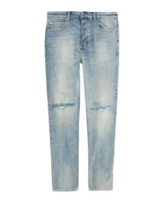 Ksubi Men's D-Chitch Astral Distressed Straight-Leg Jeans