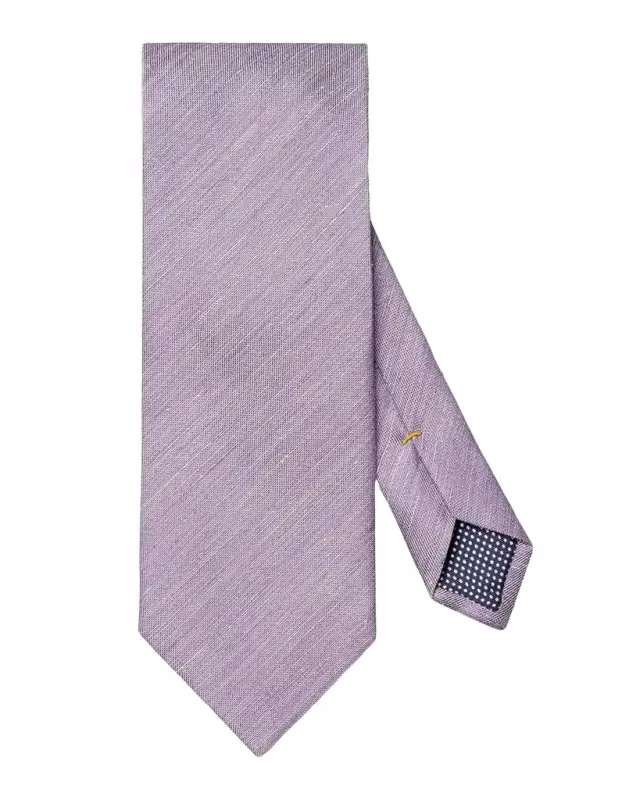 Eton Men's Woven Linen and Silk Tie