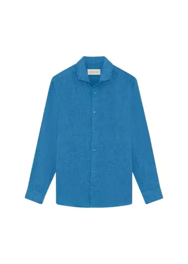 Frescobol Carioca Men's Antonio Linen Button-Down Shirt | Thumbnail 1