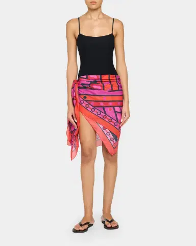 PUCCI Mixed Print Cotton Pareo | Thumbnail 2 PUCCI Mixed Print Cotton Pareo | Thumbnail 2
