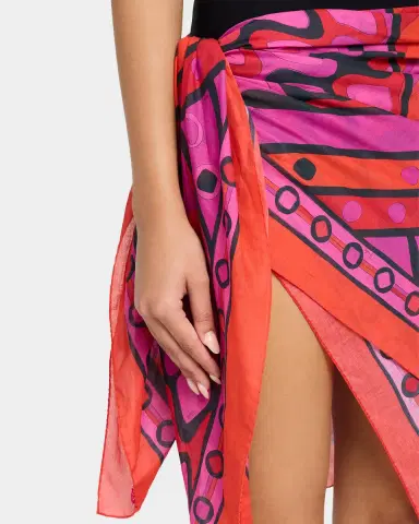 PUCCI Mixed Print Cotton Pareo | Thumbnail 5 PUCCI Mixed Print Cotton Pareo | Thumbnail 5