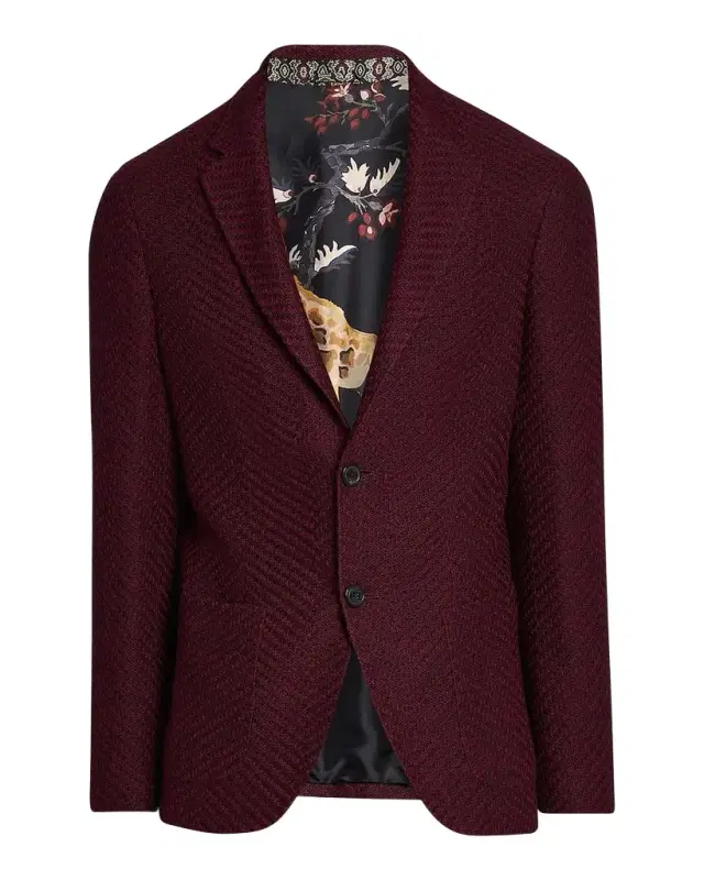 Etro Men 's Wool Jersey Jacquard Single-Breasted Sport Coat