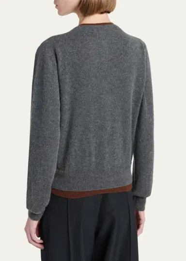 Marni Cashmere Double-Trim Cardigan | Thumbnail 3 Marni Cashmere Double-Trim Cardigan | Thumbnail 3