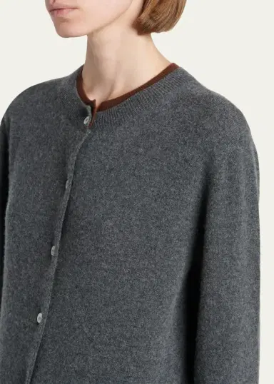 Marni Cashmere Double-Trim Cardigan | Thumbnail 5 Marni Cashmere Double-Trim Cardigan | Thumbnail 5