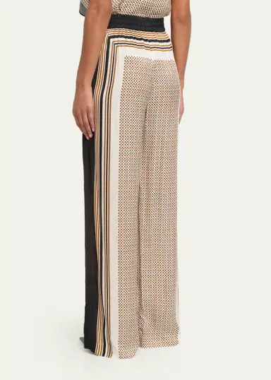 A.L.C. Tyler Printed Satin Pants | Thumbnail 3